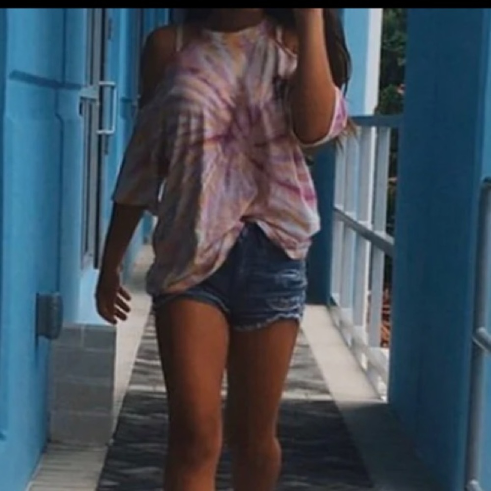 Tie dye oversized shirt